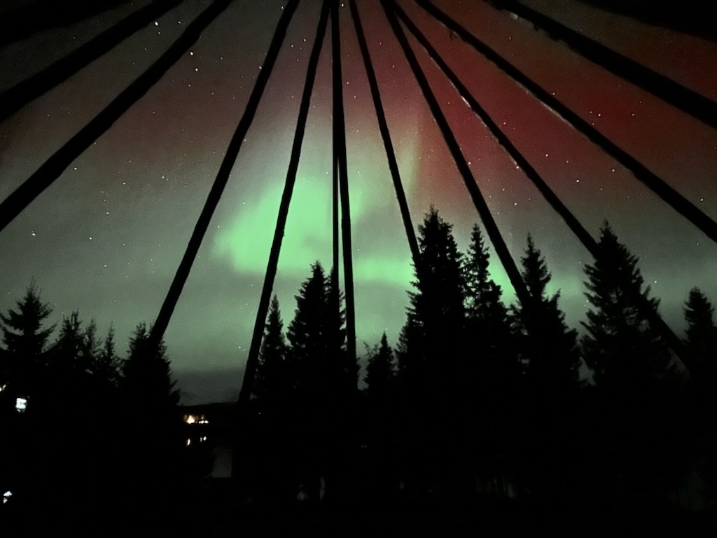 Nordlys i storlavvo